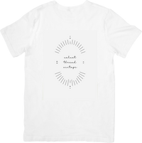 Thumbnail for Velvet Thread Vintage T-Shirt | Minimalist Boho Sun Graphic Tee