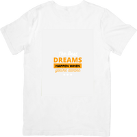 Thumbnail for The Best Dreams Happen When Youre Awake T-Shirt | Minimalist Inspirational Graphic Tee