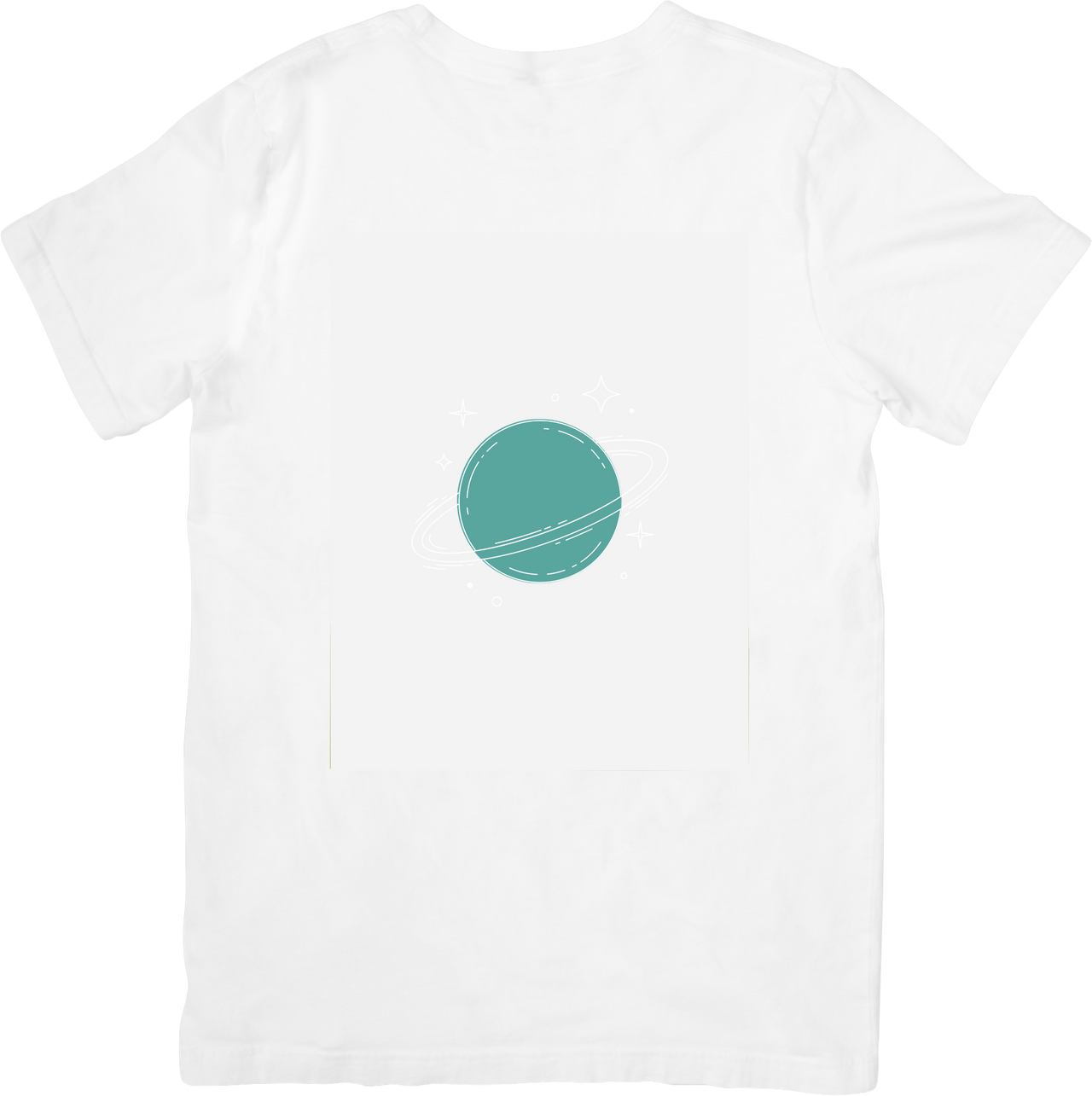 Planet Circle T-Shirt | Minimalist Boho Space Graphic Tee