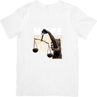 Thumbnail for Hope Lady Justice T-Shirt | Minimalist Justice Statue Graphic Tee