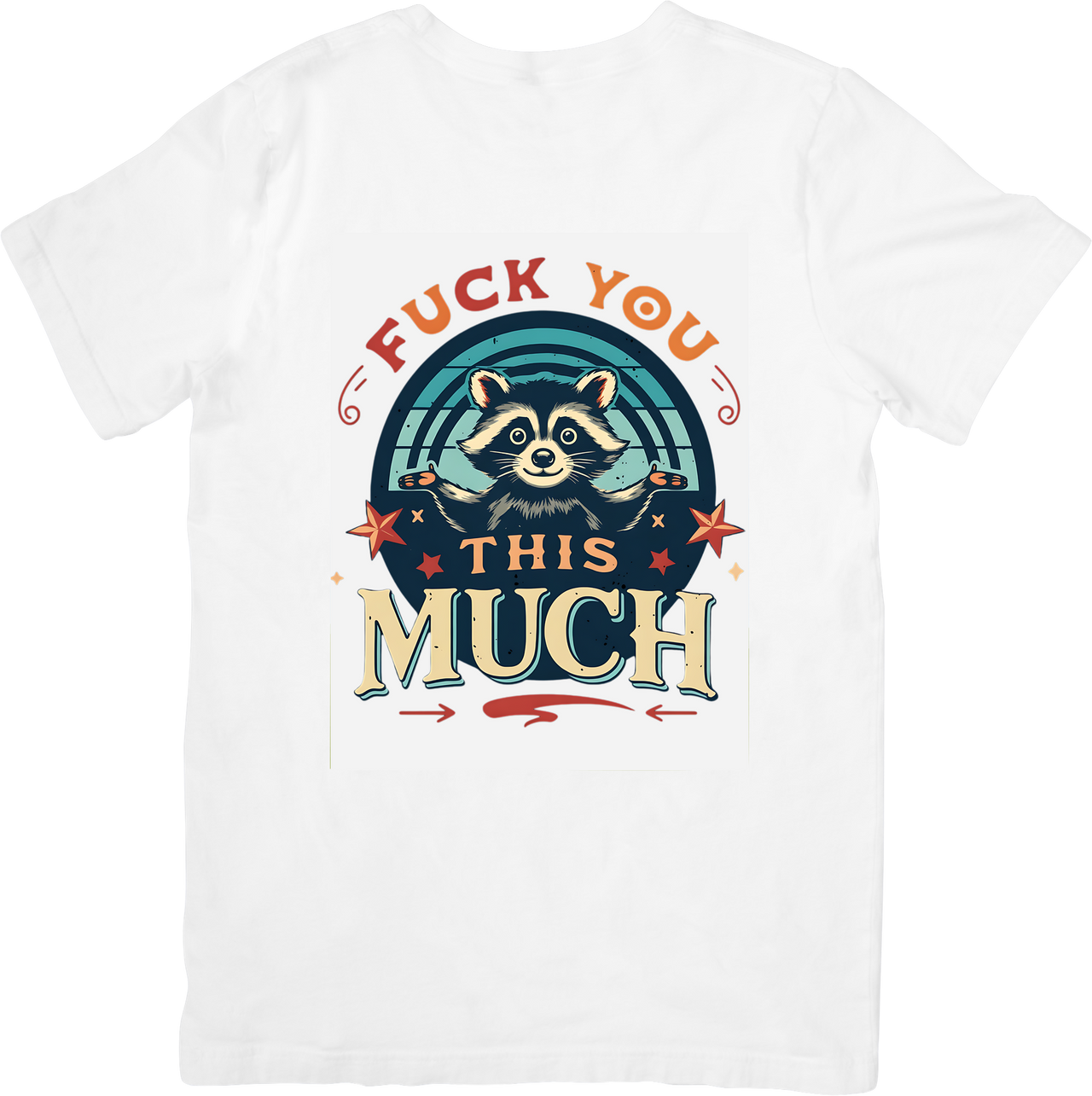 Raccoon Funny Sarcastic T-Shirt | Vintage Humor Graphic Tee | Funny Gift